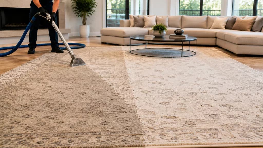 Area Rug Cleaning Before & After